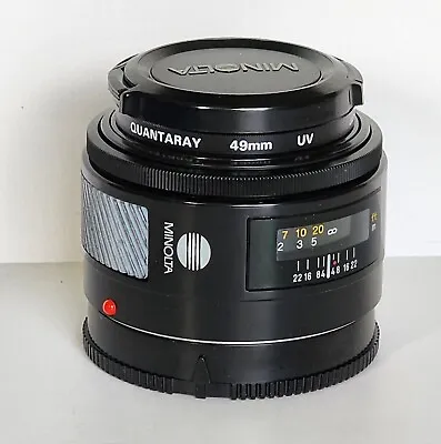 Minolta Maxxum AF Zoom 35-70 MM F4 Vintage Lens W/ Hood - Original Box & Manual • $30