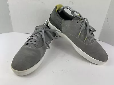 Vans Off The Wall Men's 10 M Chukka Low Sneakers Gray Suede Leather Lace UP Shoe • $27.82