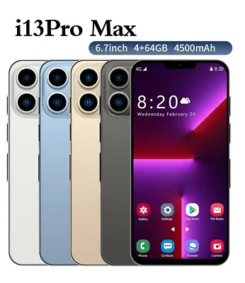 NEW Android Phone I13 Pro Max Dual SIM GSM+WCDMA Unlocked 4G Android SmartPhone • $68.99