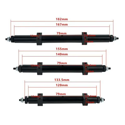 Metal DIY Non-Powered Rear Wheel Axle For 1:14 Tamiya Tractor Trailer RC Car • £9.82