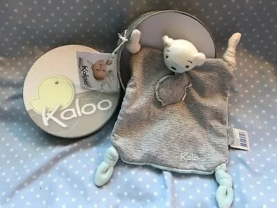 Kaloo Zen Teddy Bear Comforter Soft Toy Baby Comfort Blankie  W/tag/box • £24.99