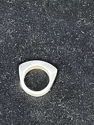 925 Sterling Silver Vintage Modernist Ring • $39.99