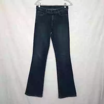 J Brand Mid Rise Sallie Dark Wash Boot Cut Jeans • $15