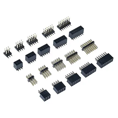 2/3/4/5/6/7~40P Female Sockets&Male Pin Header 1.27mm Pitch Connector Double Row • $2.84