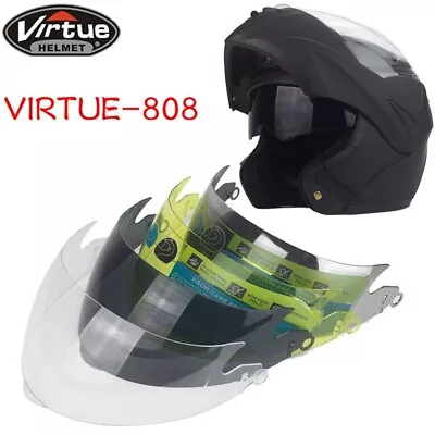Motorcycle Helmet Visor Fit For Virtue 808 Helmet 5 Color Helmet Lens Shield • $18.33