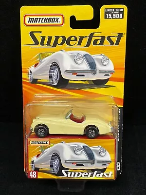 2006 Matchbox Superfast Limited Edition 15500 #48 JAGUAR XK 120 BEIGE • $7.95