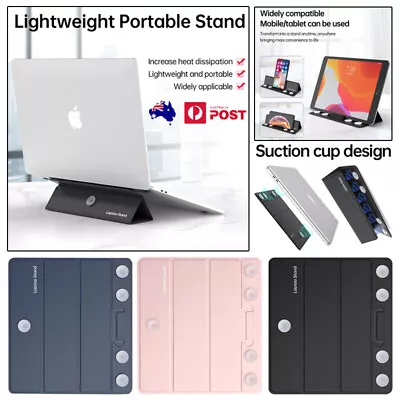 Universal Stand Portable Magnetic PU Holder Mount For Laptop MacBook Tablet IPad • $14.89