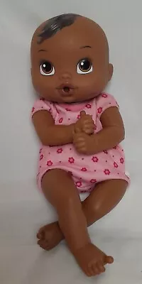 Baby Alive Luv N Snuggle Doll Thumb Sucker Brown African American Skin 12  2013 • $25