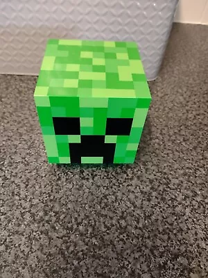 Minecraft 3D Creeper Light Collectable Pixelated Cube Makes Creeper Sound • £9.99