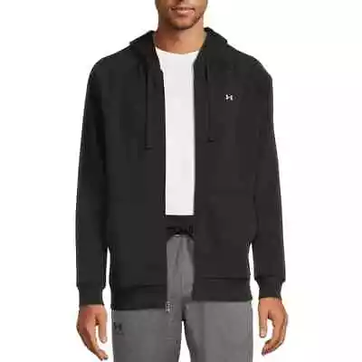 Under Armour UA Men's Rival Fleece Full-Zip Black Size Small • $25.49