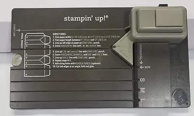 Stampin' Up! GIFT BAG PUNCH BOARD!  With Scoring Tool!  No Box • $24.95