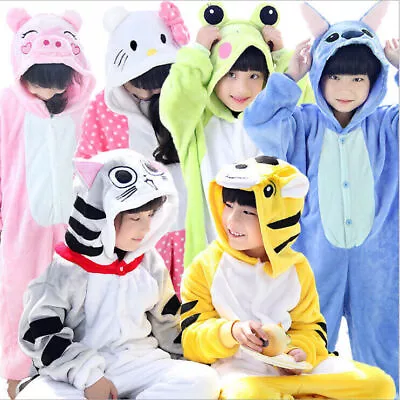 Kids  Pajamas Kigurumi Animal Sleepwear  Halloween Christmas Cosplay Costume Hot • $27.99