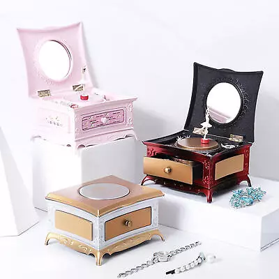 Ballerina Music Box Ballerina Jewelry Organizer Ballerina Wind-Up Music Box • $23.31