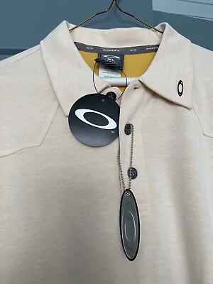 OAKLEY MENS Size XL Knit Golf Polo Shirt NWT Shipped In Box Not Envelope • $32.50