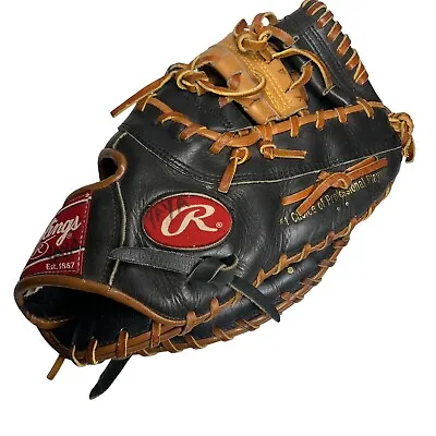 Rawlings RFM-25BT Boys 12” Baseball First Base Mitt Right Throw Oil Treated VGUC • $82