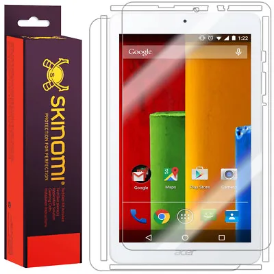 $20.64 • Buy Skinomi Clear Full Body Skin & Screen Protector For Acer Iconia One 8 B1-850