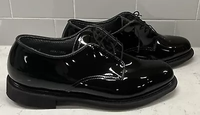 Capps Air Lite Footwear Military Dress Uniform High Gloss Oxford Shoes Sz 10E • $28