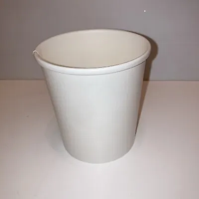 60 X 16oz Heavy Duty Soup / Porridge Cups Only. White. Disposable Recyclable • £12.65