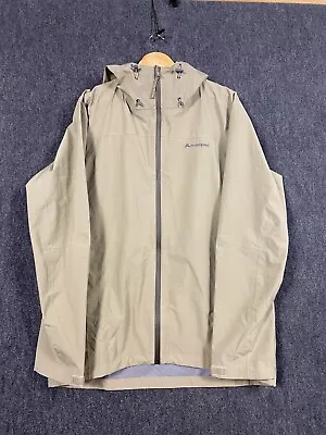 Macpac Mens Dispatch Hooded Windbreaker Jacket Size XL Beige NWOT • £55.78