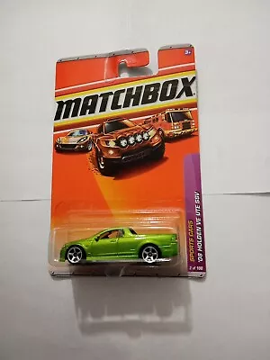 2011 Matchbox Sports Cars Light Green '08 Holden VE UTE SSV • $6.97