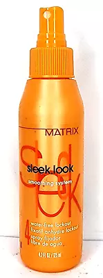 Matrix Sleek Look SMOOTHING SYSTEM 4 WATER FREE LOCKOUT Spray 4.2 Oz • $30.59