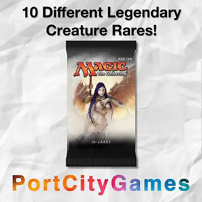 Collection Of 10 Commander Legendary Lot Magic MTG W/ ONLY Rares & Mythic Rares! • $8.99