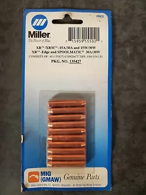 Miller 135427 Contact Tip .030/36 Wire 10PK • $19.99