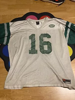 Vintage Vinny Testaverde Nike Jersey Size 2XL White Green • $23.99