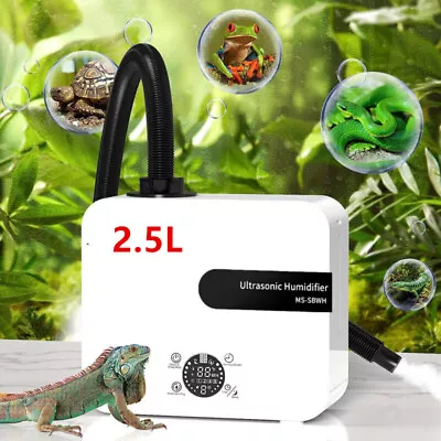 Reptile Fogger Humidifier Rainforest Wet Plant Terrarium With Water Storage Tank • $55.19