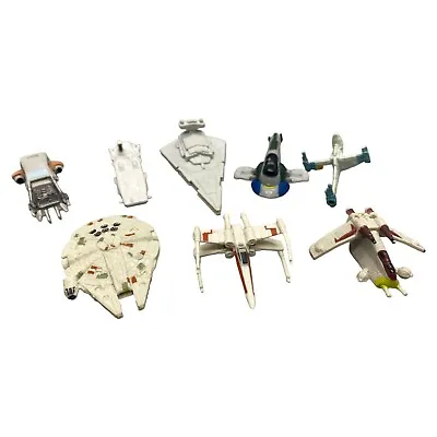 Lot Of 8 Star Wars Miniature Starships Lucas Films Limited - Loose Starships VGC • $15.49