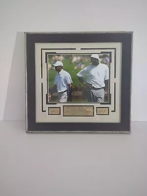 Tiger Woods And Michael Jordan Golf Round 2007 Frame Photo Engraved Autographs  • $125