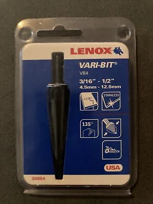 Lenox Vari-bit Vb4 Step Drill Bit  3/16  - 1/2  1/4   #30884 • $24.99