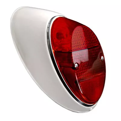 Vw Bug Left Tail Light Assembly 1962-67 All Red Lens Each • $89.95