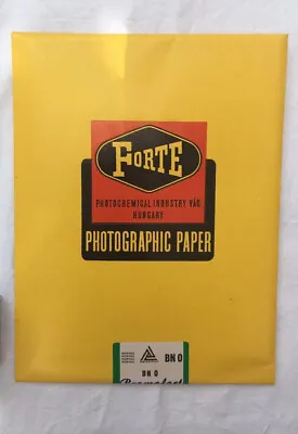 Vintage Darkroom Forte BN0 Photo Paper -Unopened Box-  Analogue • £17.88