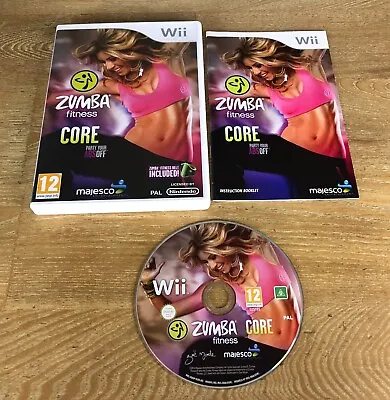 Zumba Fitness Core - Wii - Fitness Belt Required (Not Included) - RARE • £9.95
