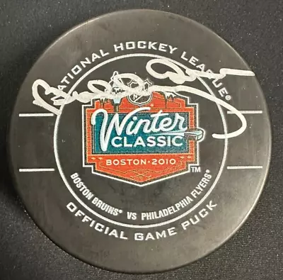 Bobby Orr Autographed 2010 Winter Classic Official Game Puck Fenway Fanatics • $249.99