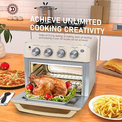 19QT Toaster Oven Air Fryer Countertop Convection Combo Rotisserie Rack Included • $75.99