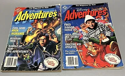 Disney Adventures Magazine 1990 - Lot Of 2 -  Volume 1 First And Second Issue  • $15