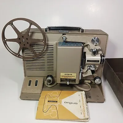 Argus Showmaster 8mm Movie Projector 750 AV Vintage • $15