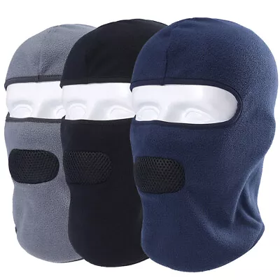 Winter Full Face Mask Balaclava Ski Fleece Hat Neck Warmer Hood For Cold Weather • $9.99