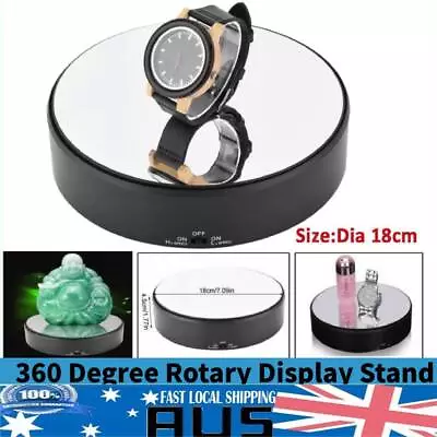 Mirror  360°  Display Stand Rotating Speed Turntable Jewelry Holder • $18.70
