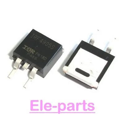 5 PCS IRF4905S TO-263 IRF4905 F4905S SMD P-Channel Mosfet Transistor Chip • $3.29
