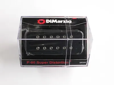 DiMarzio P-90 Super Distortion Soap Bar Humbucker Black DP 209 • $109