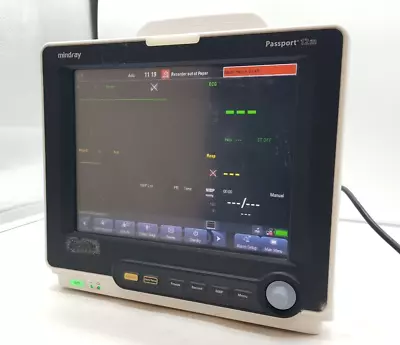 Mindray Passport 12M Patient Monitor With Mindray MPM Module • $1050