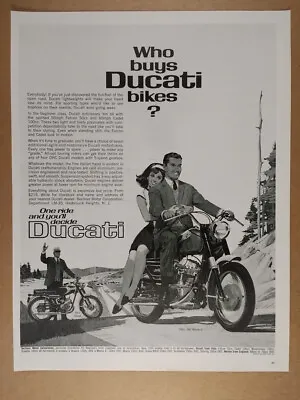 1965 Ducati Falcon 50 & Monza Jr 160 Motorcycles Vintage Print Ad • $9.99