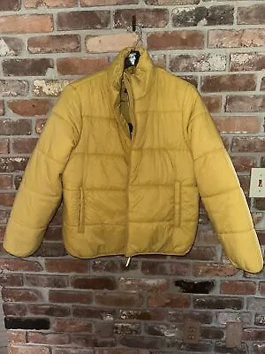 Universal Threads Women’s L Jacket Coat Mustard Puffer Retail $35 • $21.88