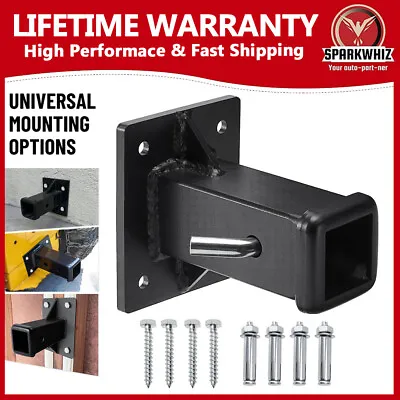 Heavy Duty Bolt-On Trailer Hitch Receiver Tube 2 Hitch Wall Mounted Lawn Tractor • $39.50
