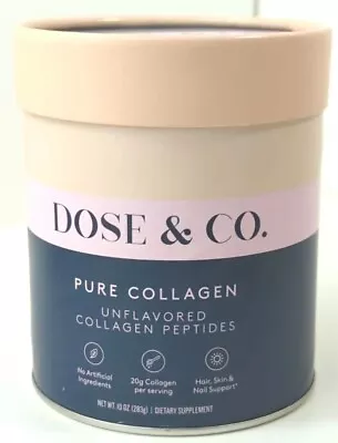 Pure Collagen Peptides Unflavored Hair/Skin/Nail 10oz Dose & Co • $13.99