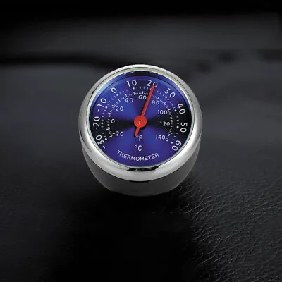 $13.90 • Buy Car Thermometer Clock Watch Home Interior Ornament Clock Accessories Decoration 