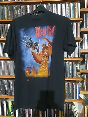 Vintage Meat Loaf T Shirt Large Black Everything Louder World Tour 1993 Music • £59.99